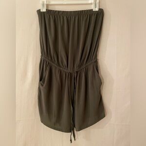 Forever 21 Olive Green Romper